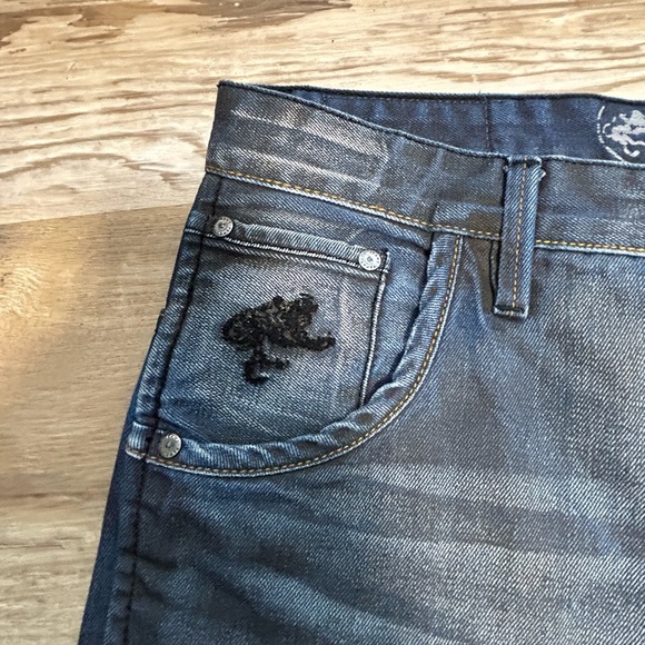 Parasuco Men's Slim Jeans in Deep Blue - Picture 2 of 6